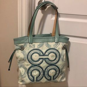 NEW Coach Canvas Tote